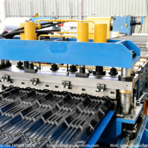 High-Speed Long Span Corrugated Roof Tile Roll Forming Machine Flying Hydraulic Cut Efficient (2)