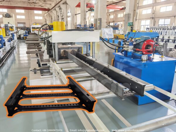 Hydraulic Punch Cable Ladder Roll Forming Machine (4)