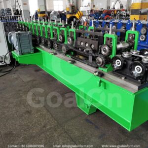 Roll Bending Edge Frame U-channel Rail Roll Forming Machine (4)