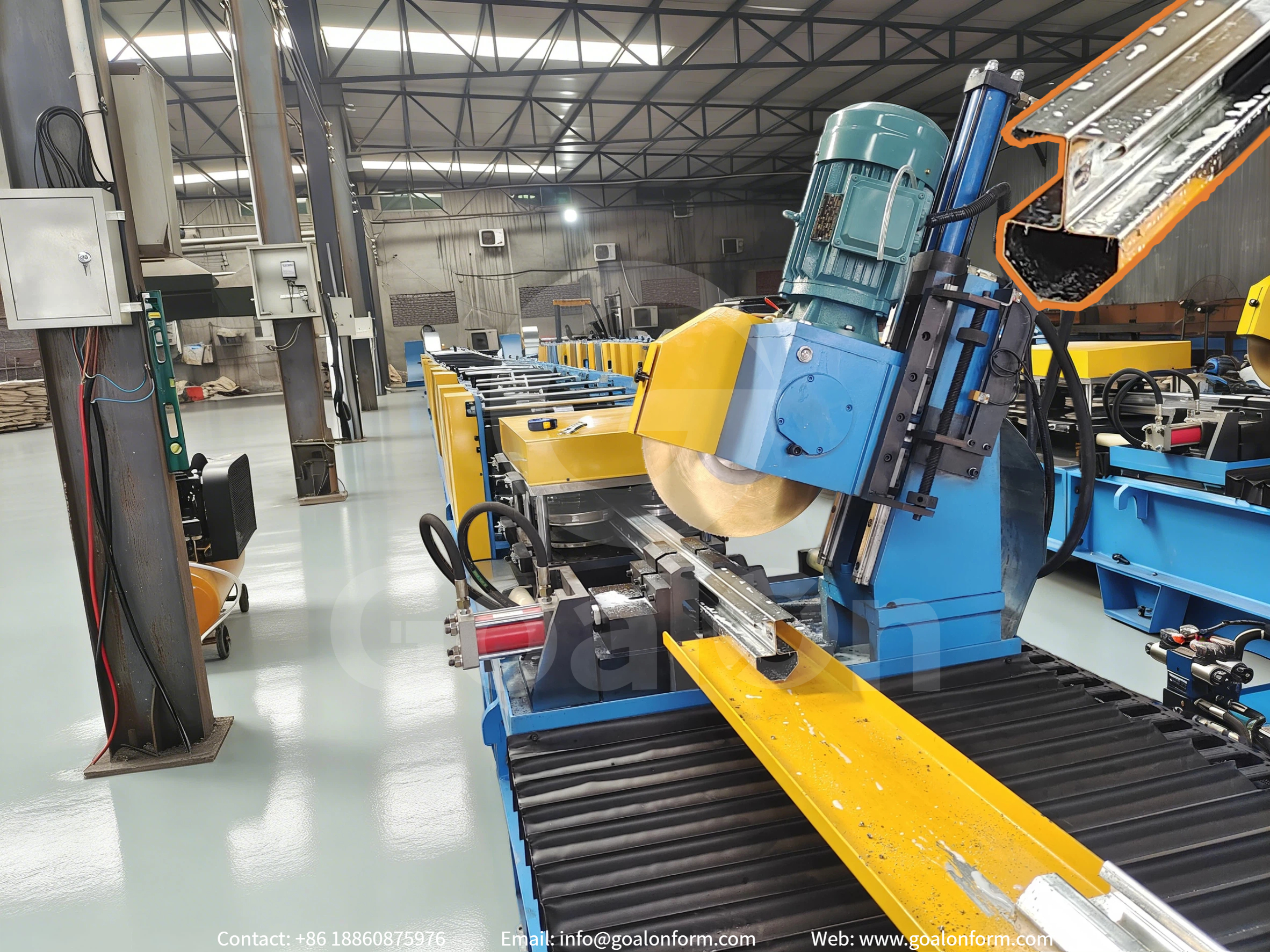wire mesh fence post making machine