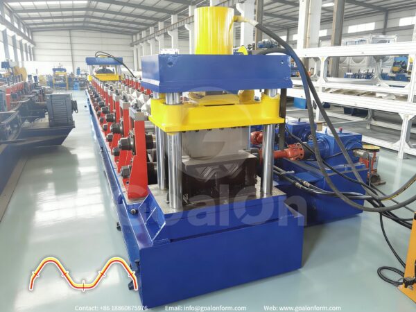 W Beam Highway Guardrail Barrier Roll Forming Machine (1)