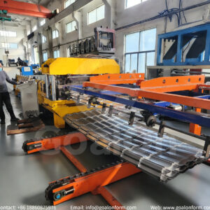 roof tile roll forming machine auto stacker
