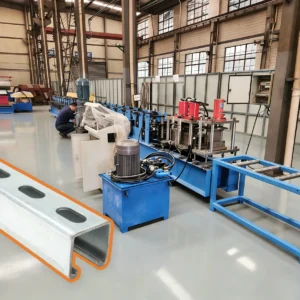 strut channel roll forming machine