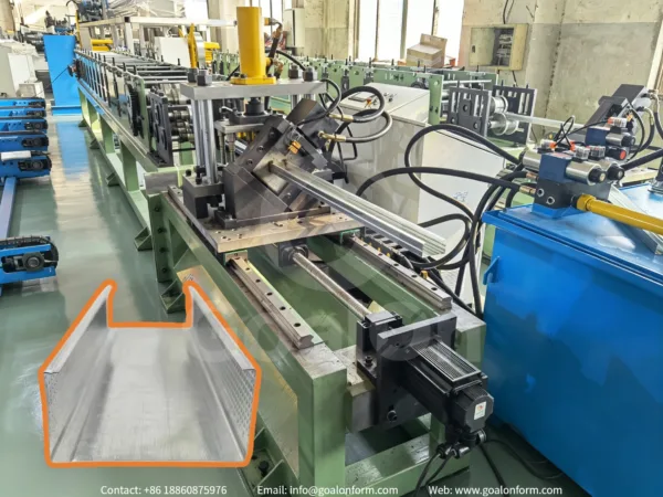 High-Speed Metal Stud Roll Forming Machine With Punching Unit (1)