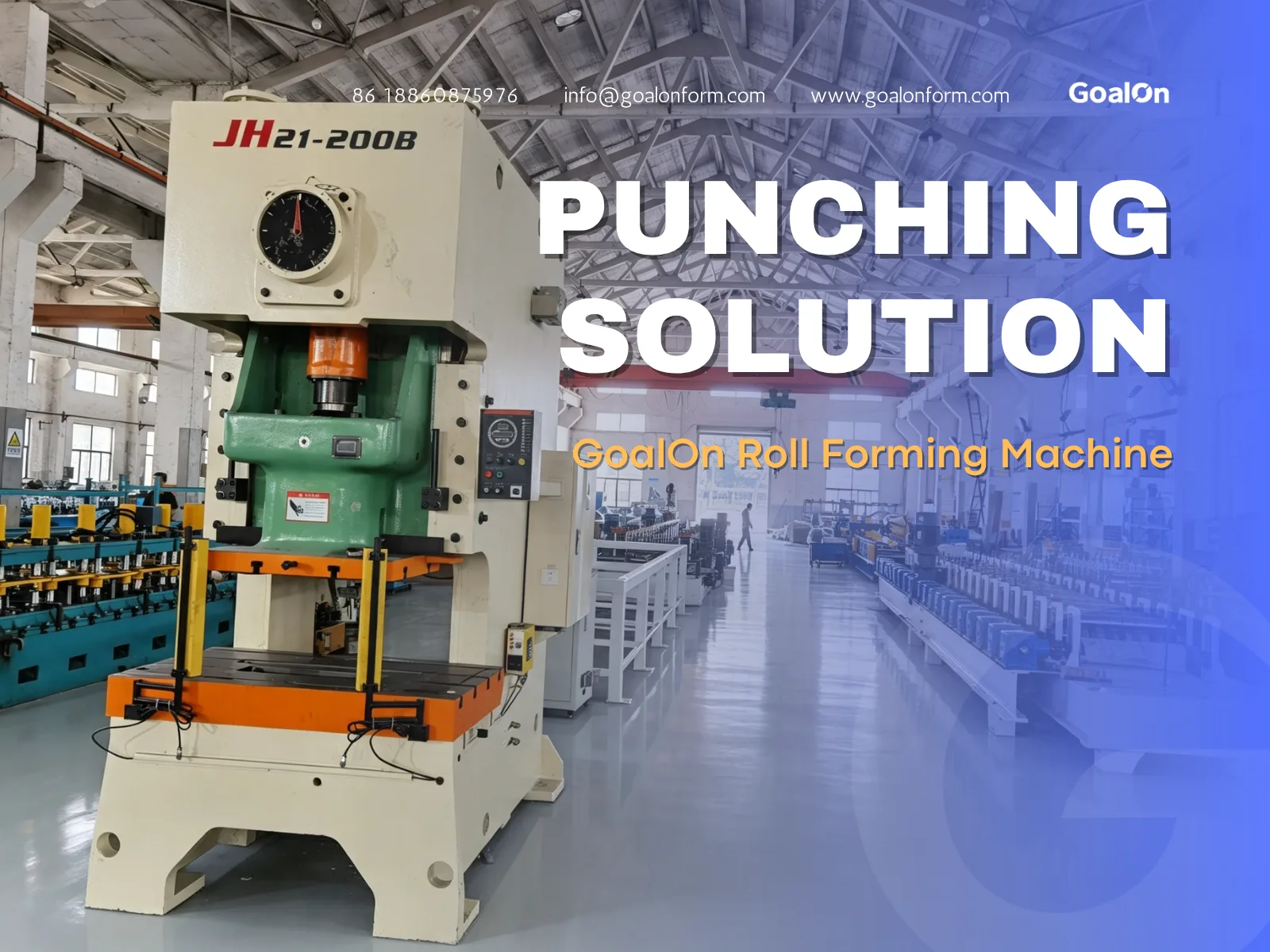 punching solution for roll forming machine