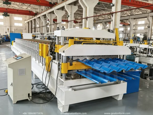 2-In-1 Roll Forming Machine Roof Tile+Trapezoidal Panel