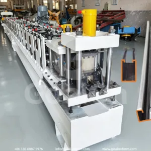 Dual-Size Strut Channel Roll Forming Machine with Post-Punching (1)