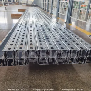 Flying-Punching & Cutting Ribbed Strut Channel Roll Forming Machine (3)