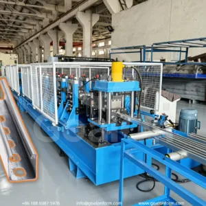 Heavy-Duty Strut Channel Roll Forming Machine with Punch Press (1)