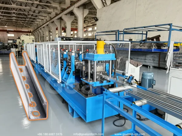 Heavy-Duty Strut Channel Roll Forming Machine with Punch Press (1)