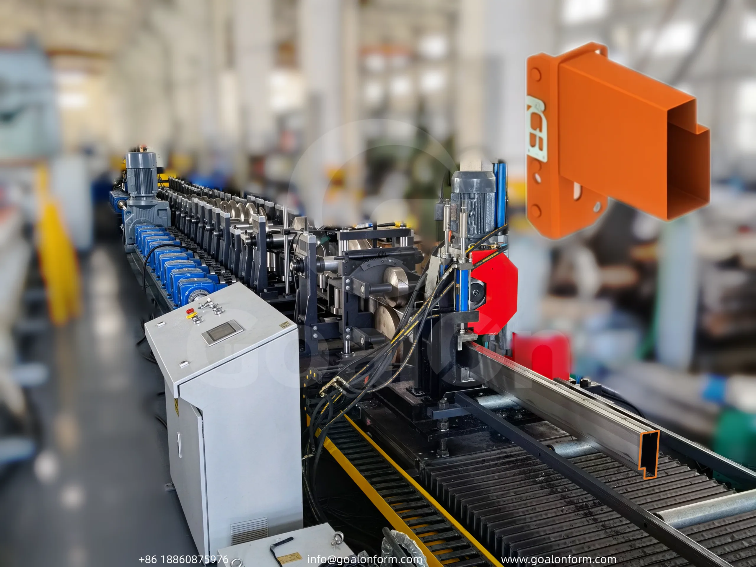 High-Speed Saw Cut Step Beam Roll Forming Machine