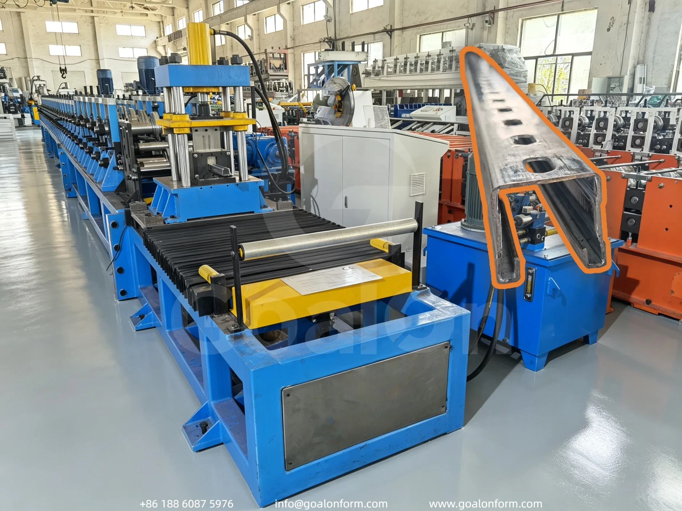 Manual Changeover Strut Channel Roll Forming Machine (1)