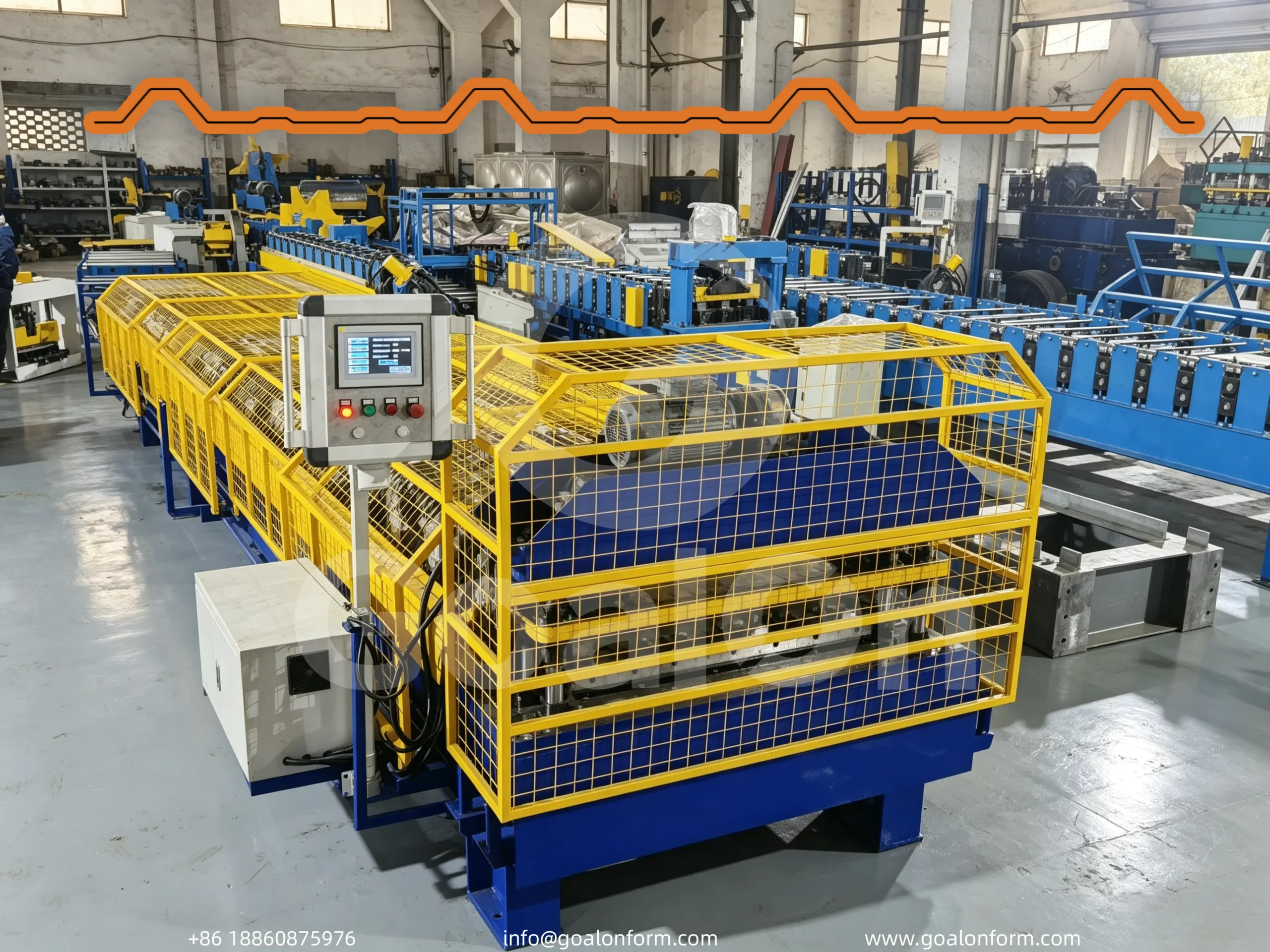 PBR Panel Roll Forming Machine