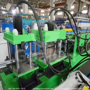 Post-Punching Ribbed Strut Channel Roll Forming Machine (2)