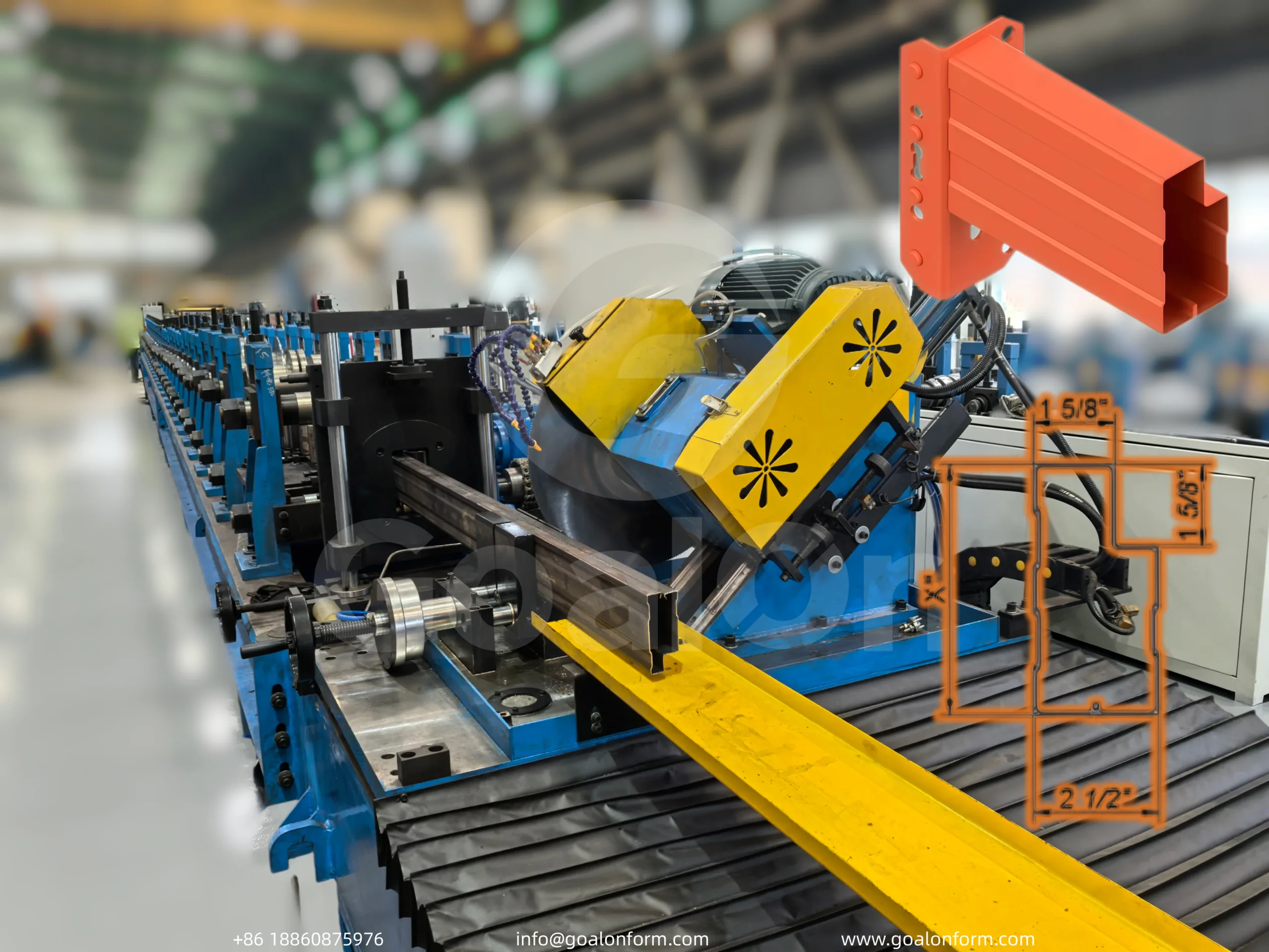 Saw Cut Rib Step Beam Roll Forming Machine