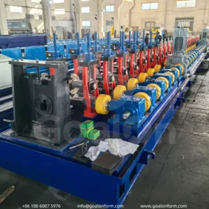 Saw-Cut Strut Channel Roll Forming Machine with Auto Stacker (1)