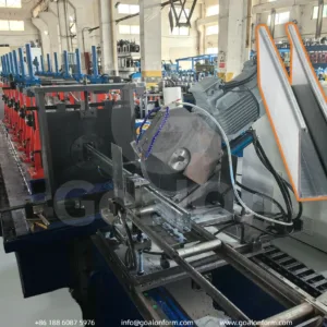 Saw-Cut Strut Channel Roll Forming Machine with Auto Stacker (1)