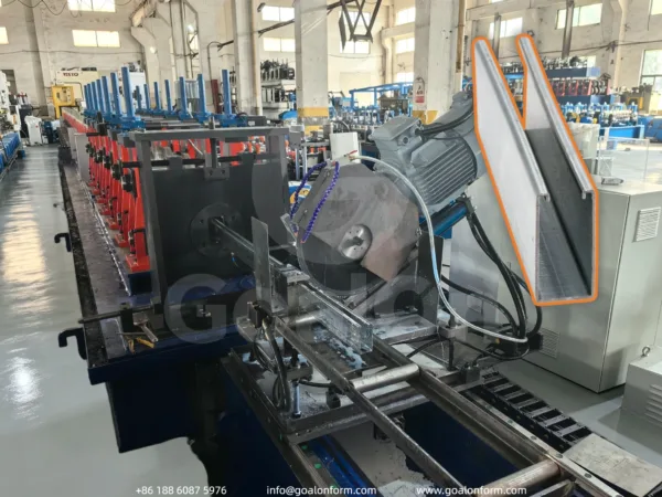 Saw-Cut Strut Channel Roll Forming Machine with Auto Stacker (1)