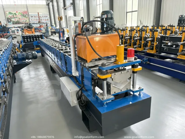 3 bend ridge cap roll forming machine