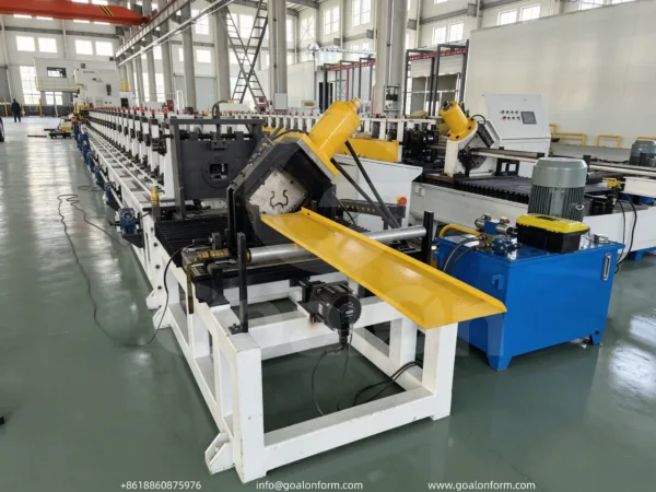 High-Speed Rack Upright Roll Forming Line with Automatic Size Change
